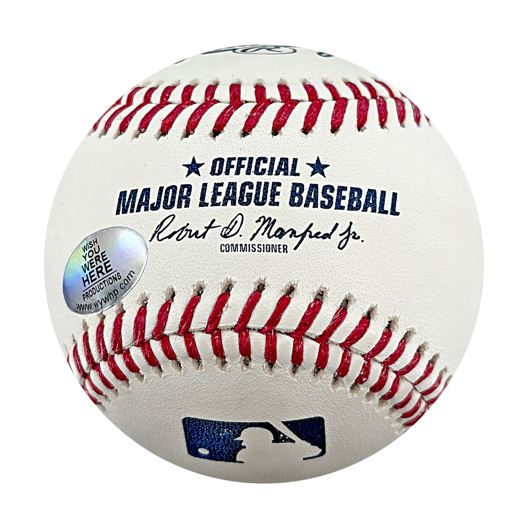 Al Leiter Yankees Mets Autographed OMLB Baseball WYWH Holo