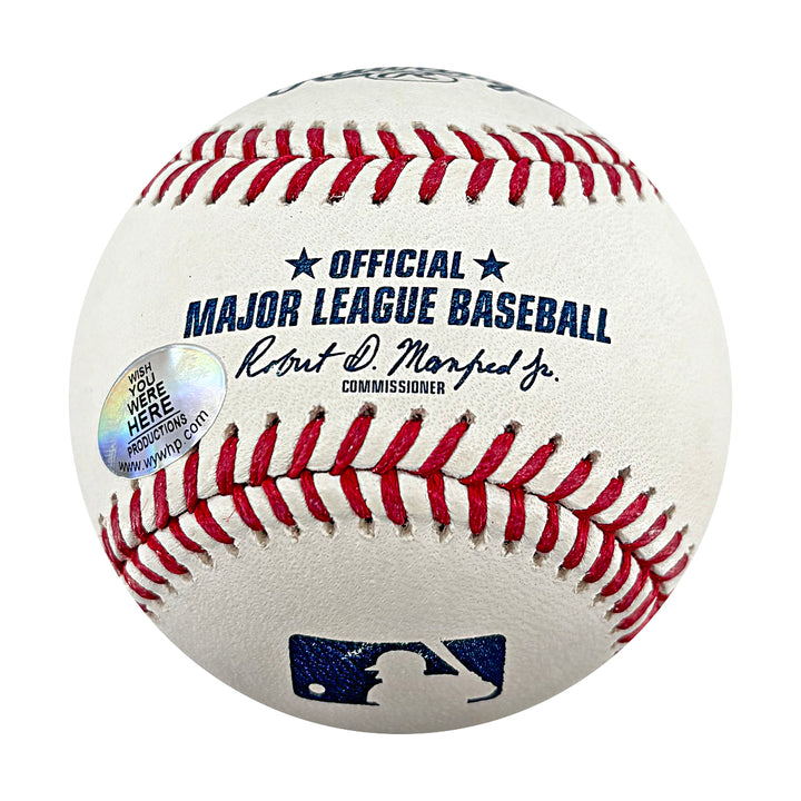 Joe Girardi New York Yankees Autographed OMLB Baseball WYWH Holo