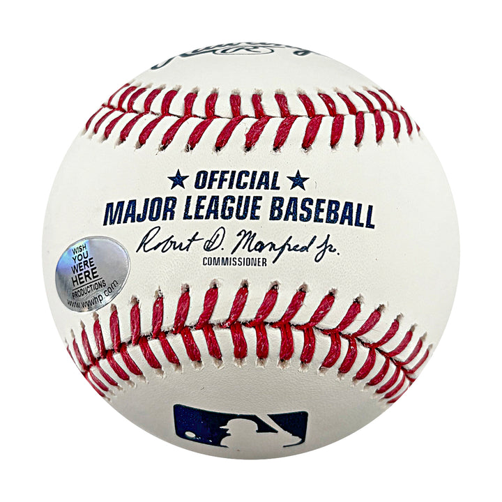 Al Leiter Yankees Mets Autographed OMLB Baseball WYWH Holo
