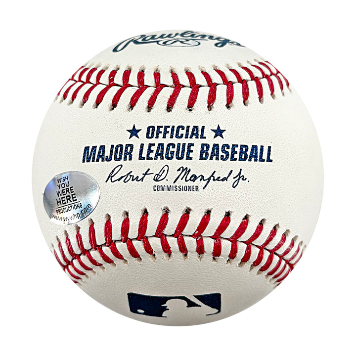 Al Leiter Yankees Mets Autographed OMLB Baseball WYWH Holo