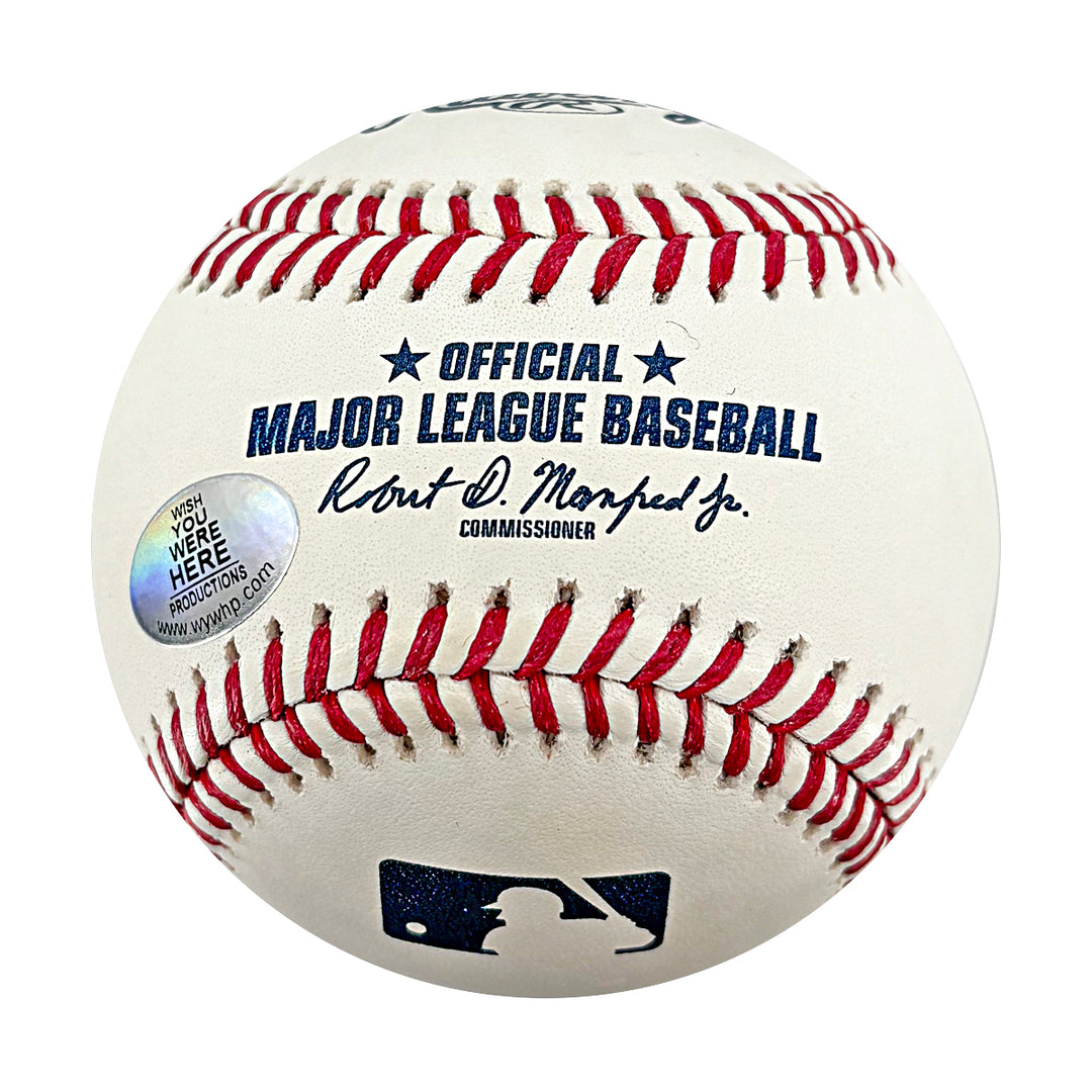 David Cone New York Yankees Autographed Inscribed OMLB Baseball WYWH Holo