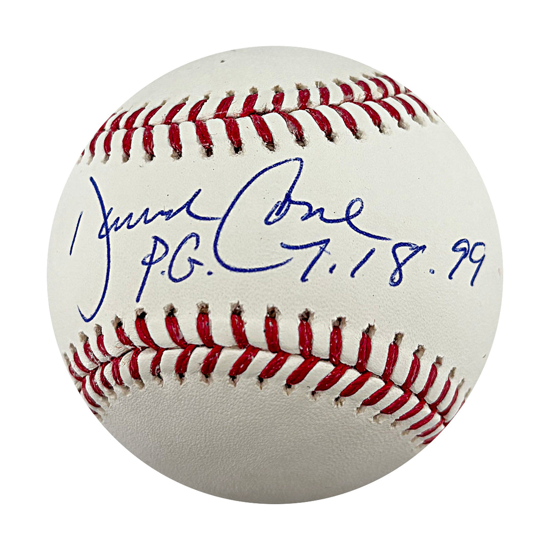David Cone New York Yankees Autographed Inscribed OMLB Baseball WYWH Holo