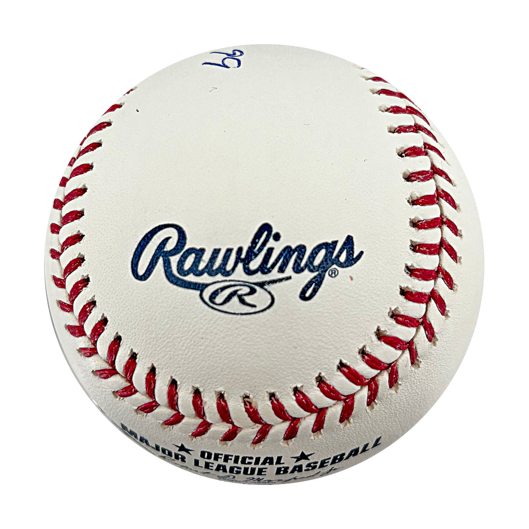 David Cone New York Yankees Autographed Inscribed OMLB Baseball WYWH Holo