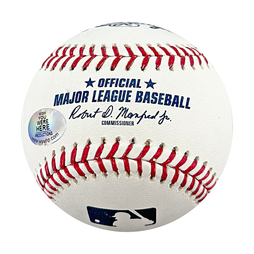 David Cone New York Yankees Autographed Inscribed OMLB Baseball WYWH Holo