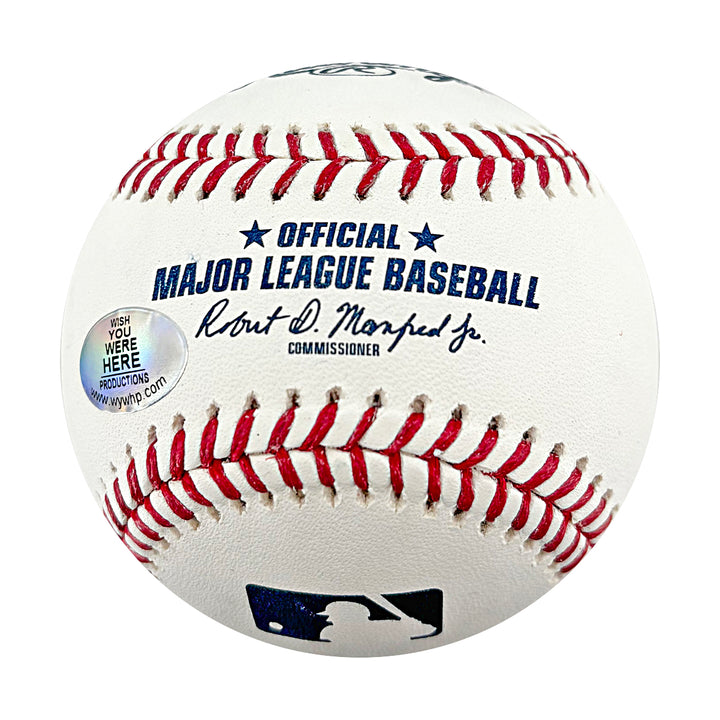 David Cone New York Yankees Autographed Inscribed OMLB Baseball WYWH Holo