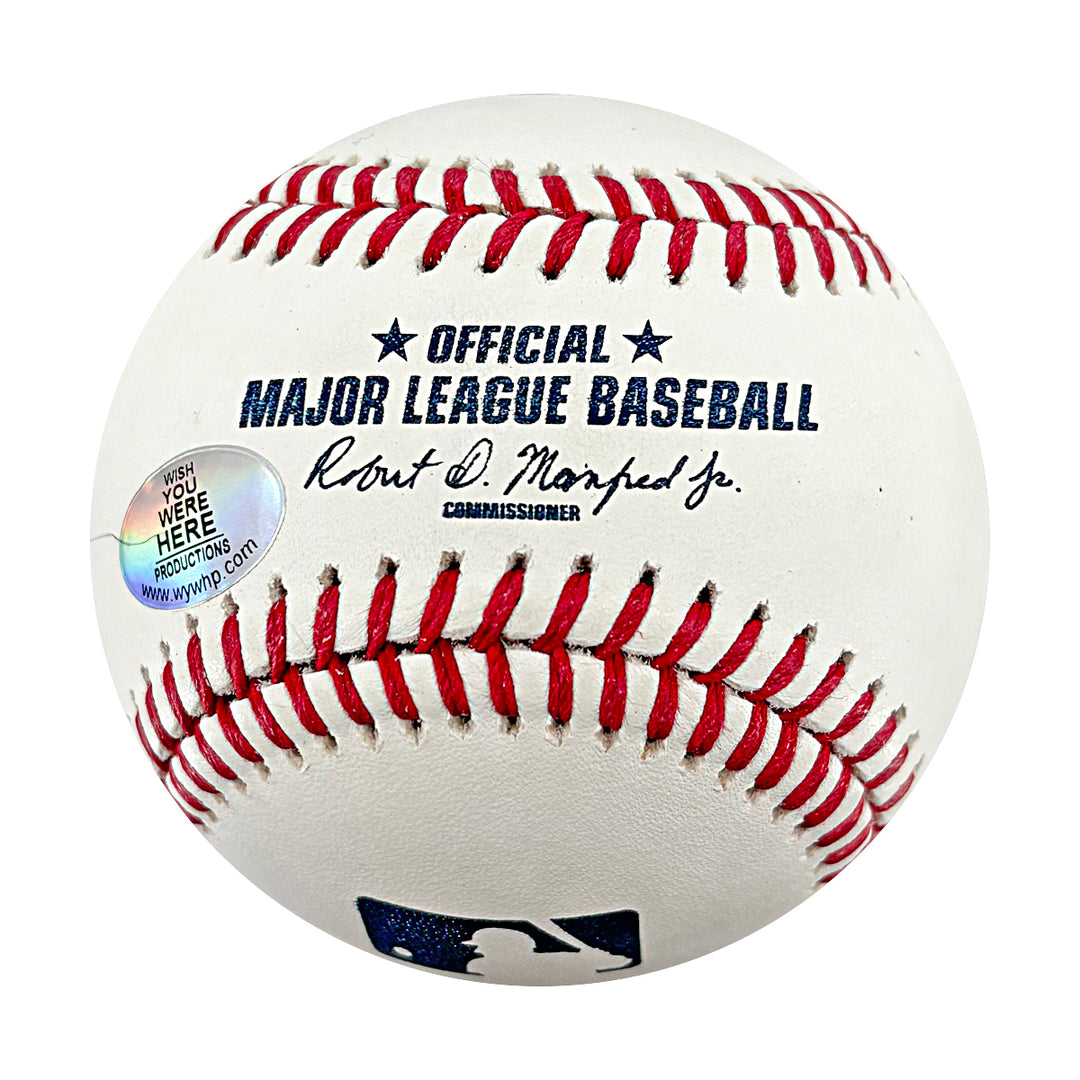 David Cone New York Yankees Autographed Inscribed OMLB Baseball WYWH Holo
