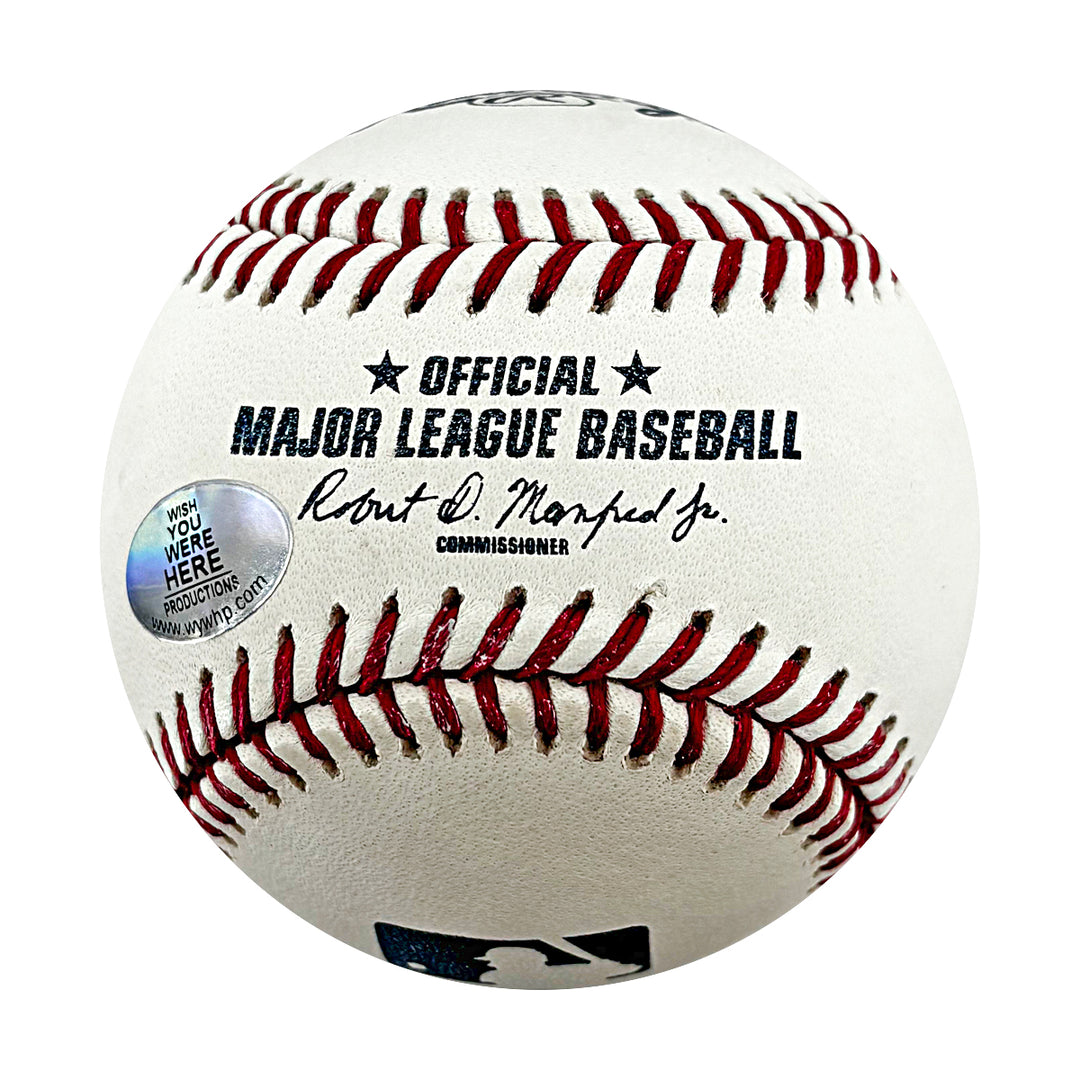 David Wells New York Yankees Autographed Inscribe OMLB Baseball WYWH Holo