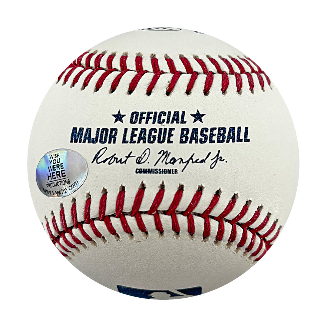 David Wells New York Yankees Autographed Inscribe OMLB Baseball WYWH Holo