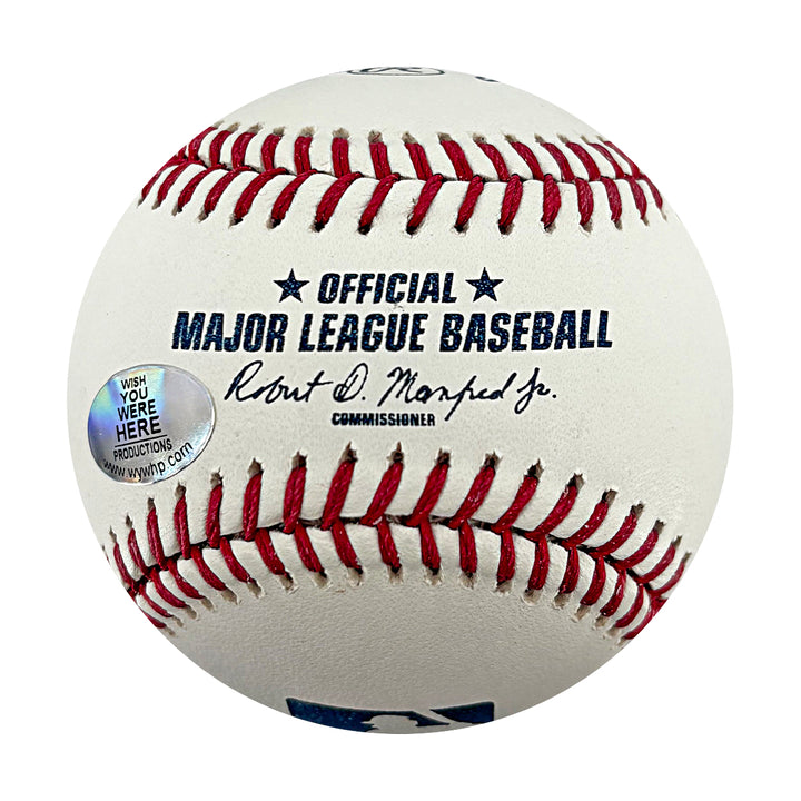 David Wells New York Yankees Autographed Inscribe OMLB Baseball WYWH Holo