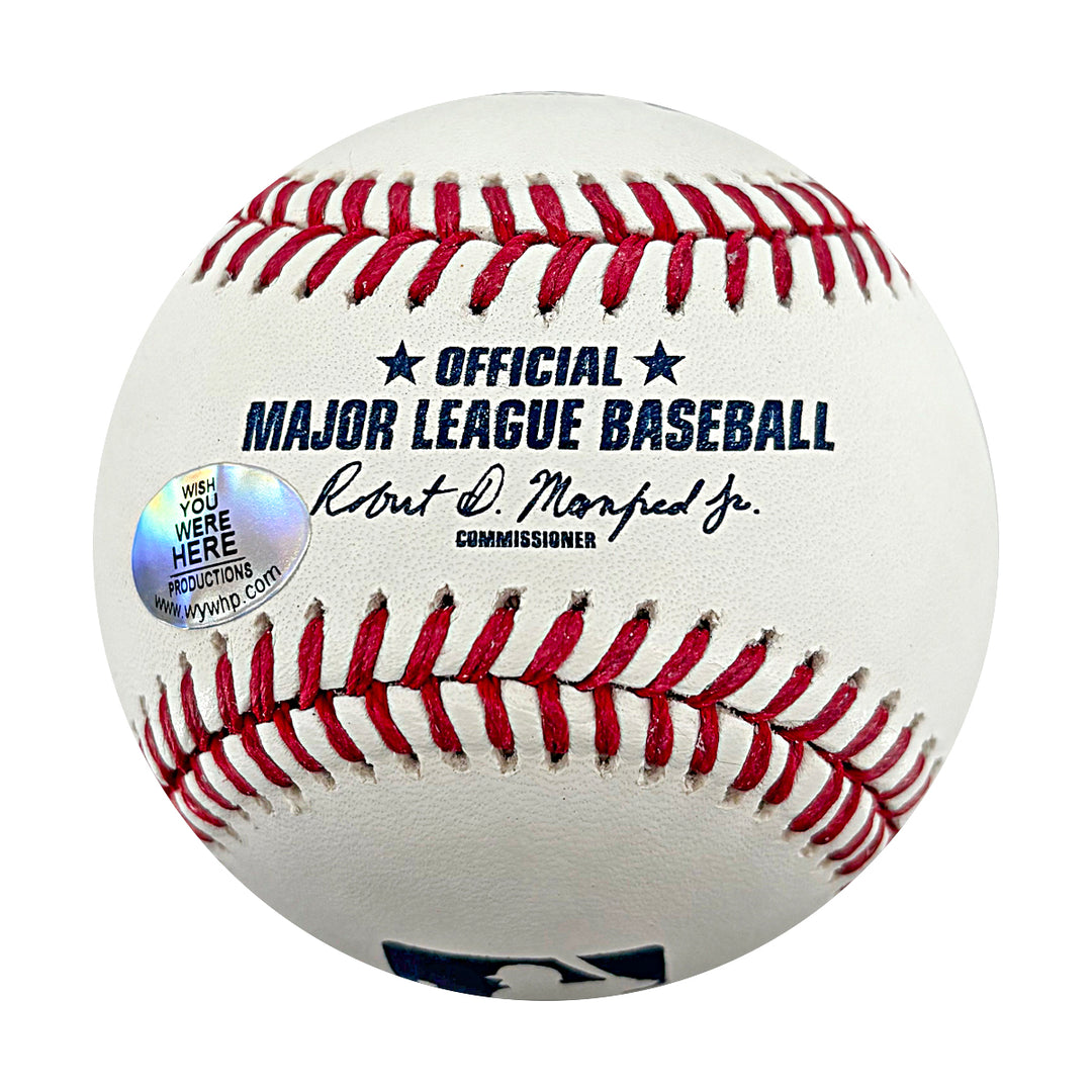 Todd Frazier Reds Yankees Mets Autographed OMLB Baseball WYWH Holo