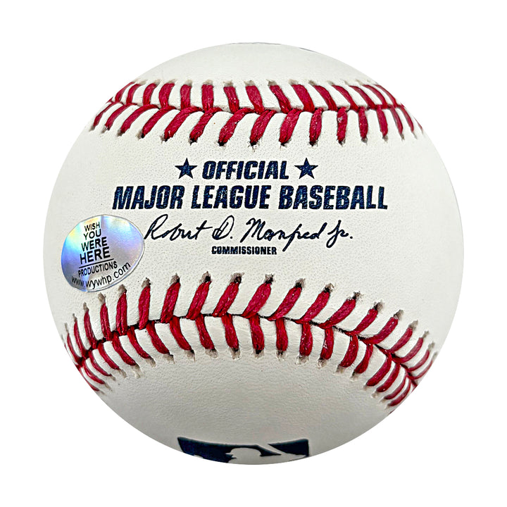 Todd Frazier Reds Yankees Mets Autographed OMLB Baseball WYWH Holo