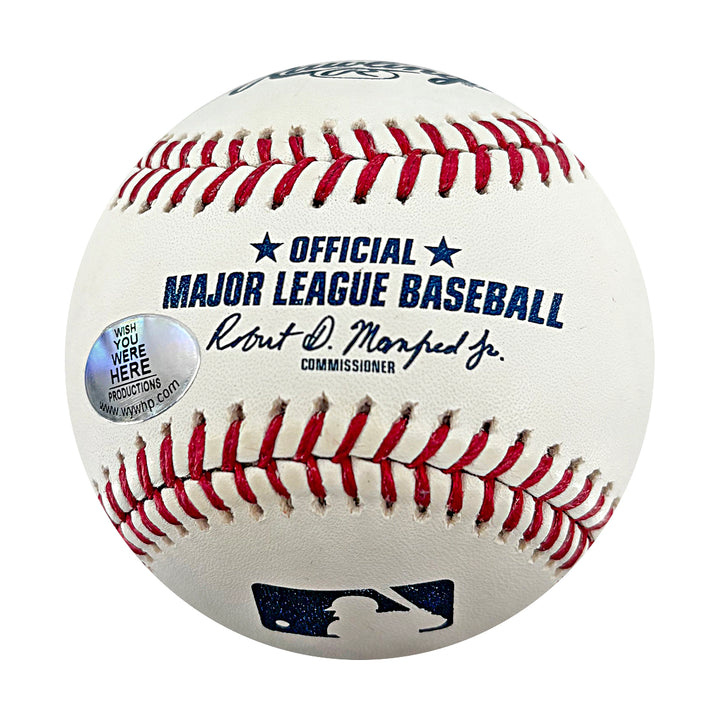 Hideki Matsui New York Yankees Autographed Inscribed OMLB Baseball WYWH Holo