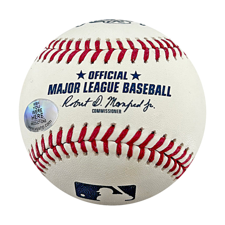 Hideki Matsui New York Yankees Autographed Inscribed OMLB Baseball WYWH Holo
