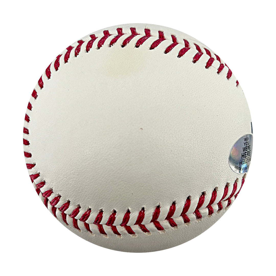 Hideki Matsui New York Yankees Autographed Inscribed OMLB Baseball WYWH Holo