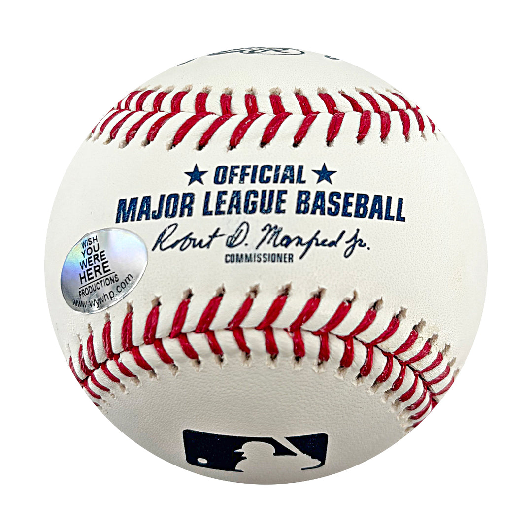 Hideki Matsui New York Yankees Autographed Inscribed OMLB Baseball WYWH Holo