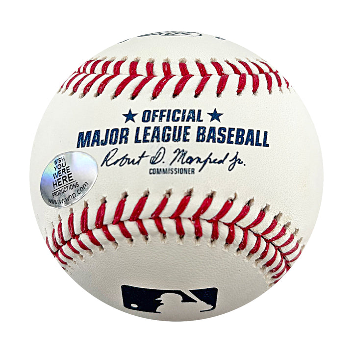Hideki Matsui New York Yankees Autographed Inscribed OMLB Baseball WYWH Holo