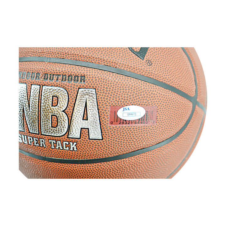 Christian Laettner Olympics 1992 USA Dream Team Autographed Inscribed Spalding NBA Basketball JSA Holo Only