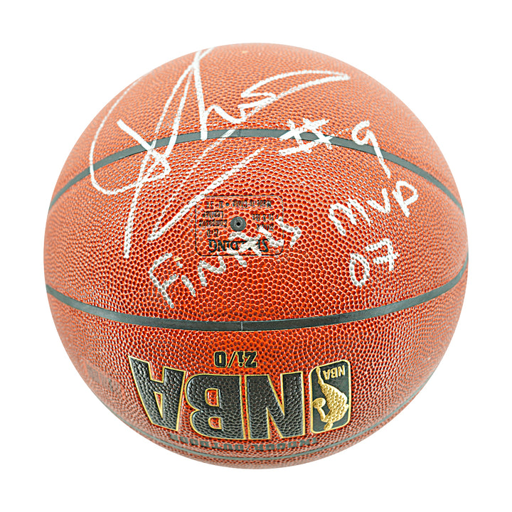 Tony Parker San Antonio Spurs Autographed Inscribed Spalding NBA Basketball Steiner Holo Only