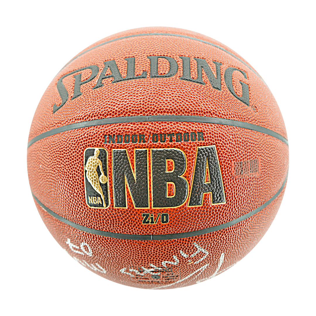 Tony Parker San Antonio Spurs Autographed Inscribed Spalding NBA Basketball Steiner Holo Only