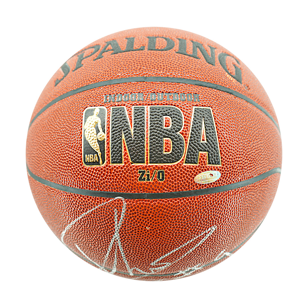 Tony Parker San Antonio Spurs Autographed Inscribed Spalding NBA Basketball Steiner Holo Only
