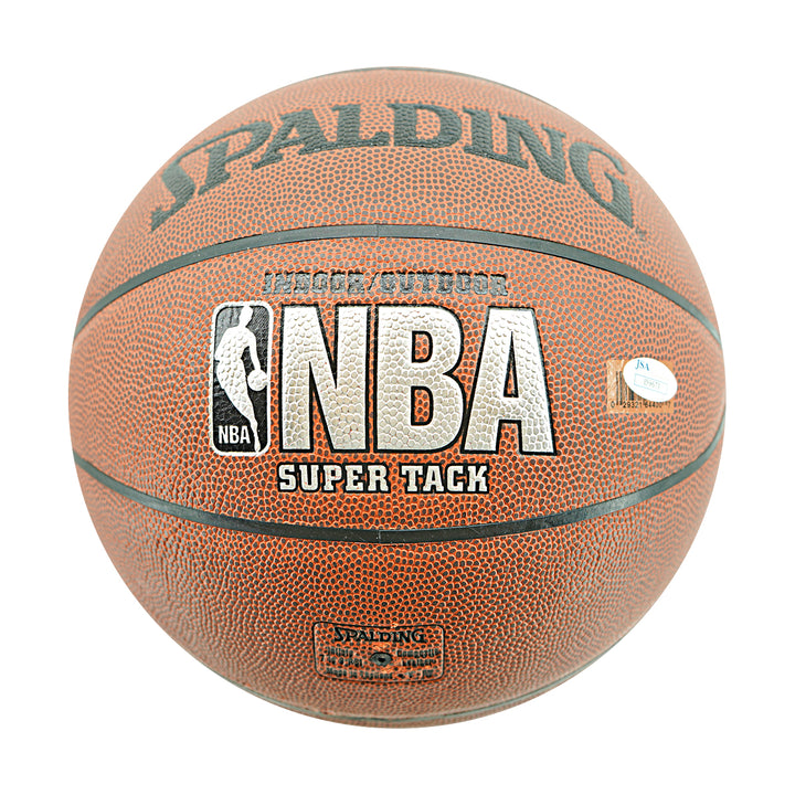 David Robinson San Antonio Spurs Autographed Inscribed Spalding NBA Basketball JSA Holo Only