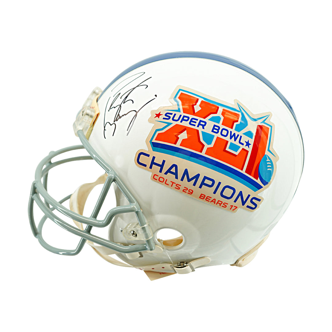 Peyton Manning Indianapolis Colts Autographed Super Bowl XLI VSR-4 Proline Authentic Helmet Steiner Holo Only