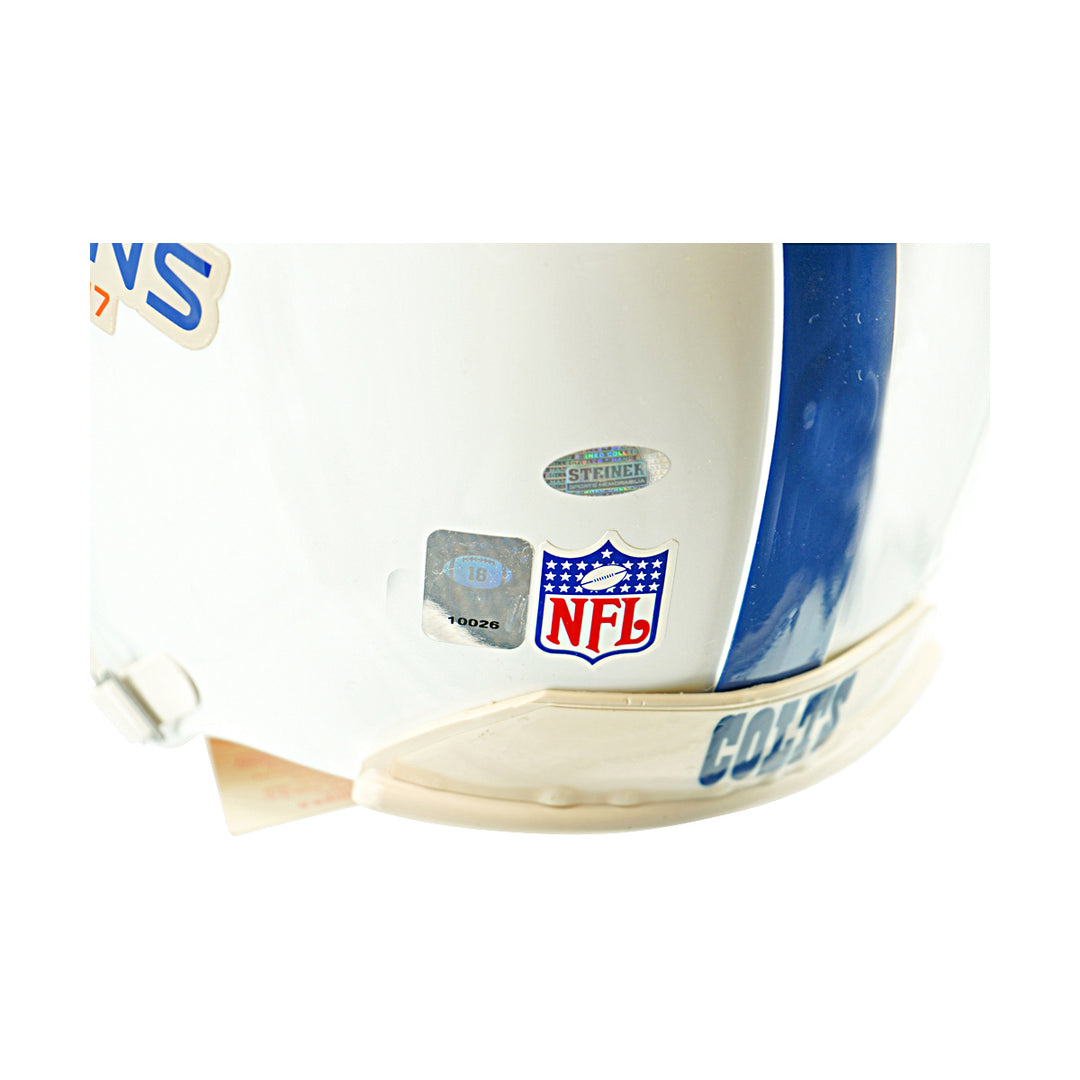 Peyton Manning Indianapolis Colts Autographed Super Bowl XLI VSR-4 Proline Authentic Helmet Steiner Holo Only