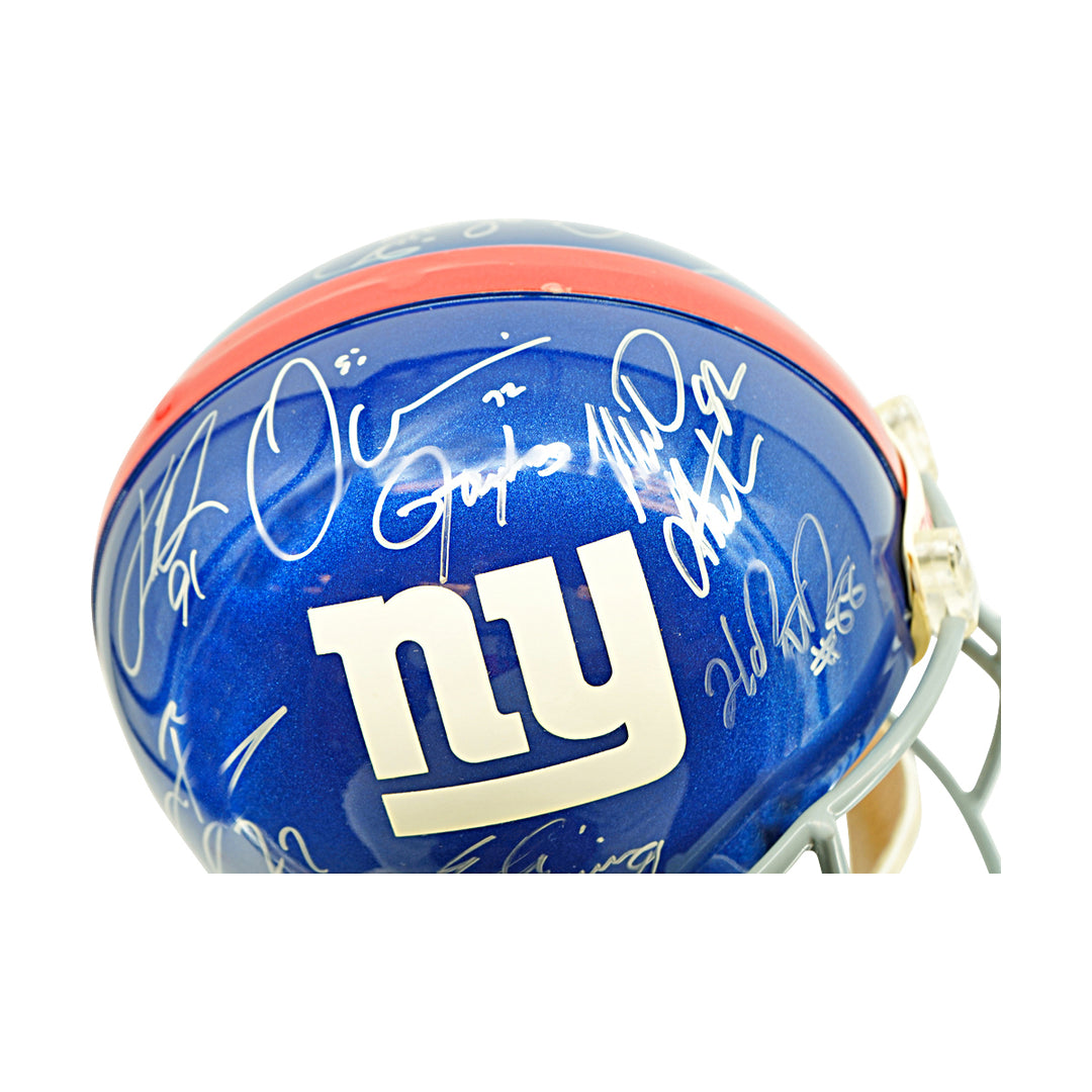 Manning Taylor Simms Strahan New York Giants Legends Multi Signed VSR-4 Proline Authentic Helmet Steiner Holo Only