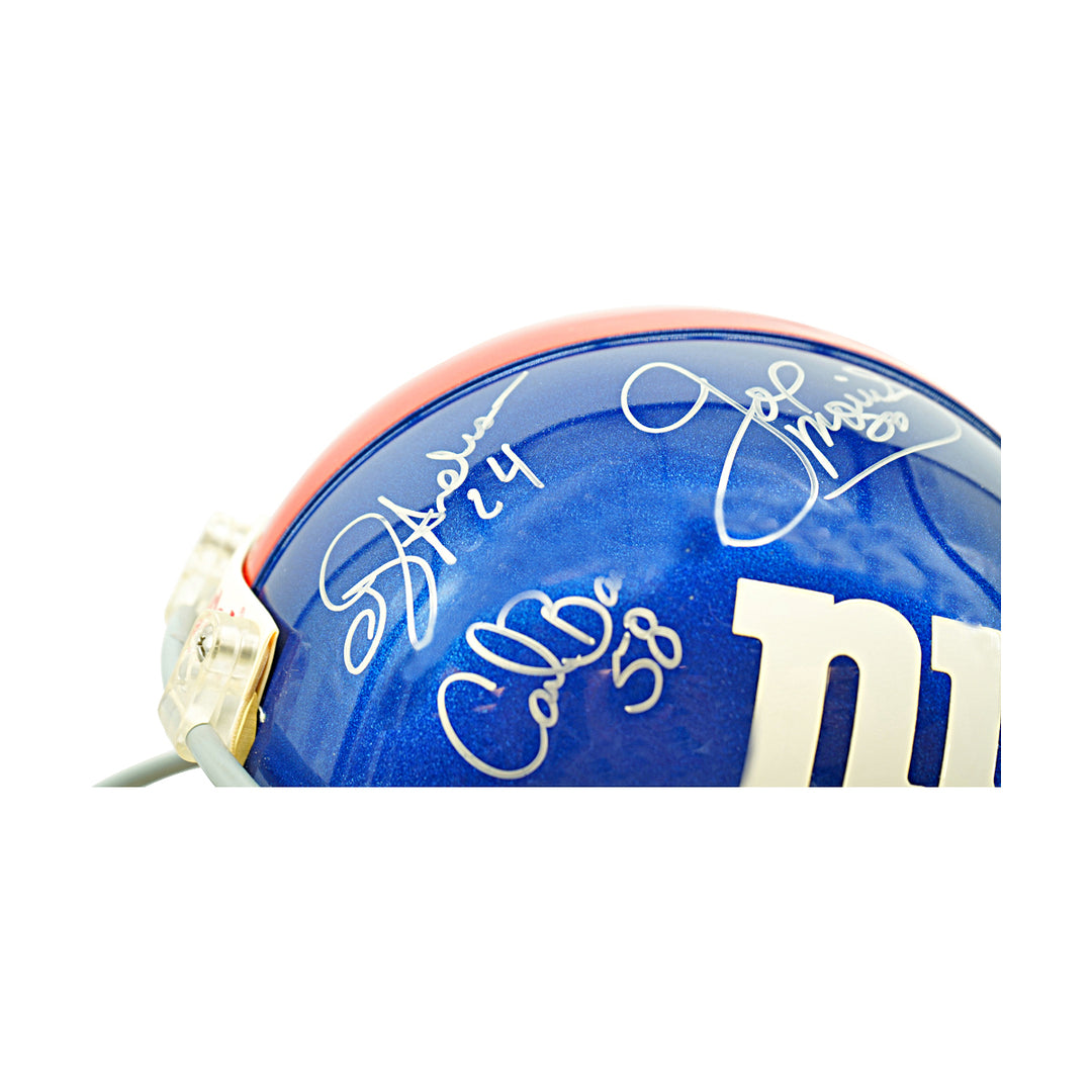 Manning Taylor Simms Strahan New York Giants Legends Multi Signed VSR-4 Proline Authentic Helmet Steiner Holo Only
