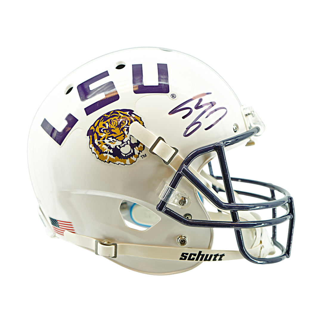 Shaquille O'Neal LSU Tigers Autographed Schutt Replica Helmet Beckett Holo Only