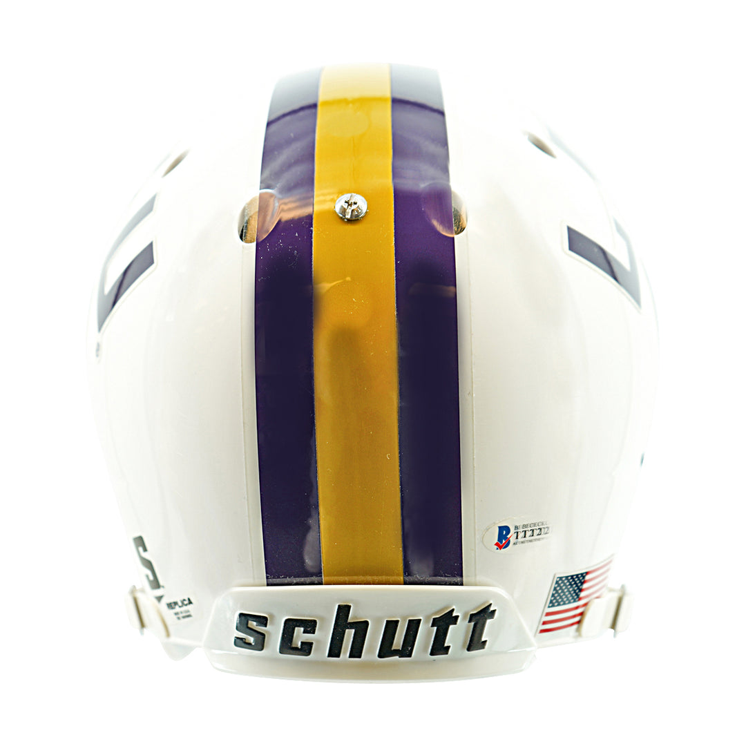 Shaquille O'Neal LSU Tigers Autographed Schutt Replica Helmet Beckett Holo Only