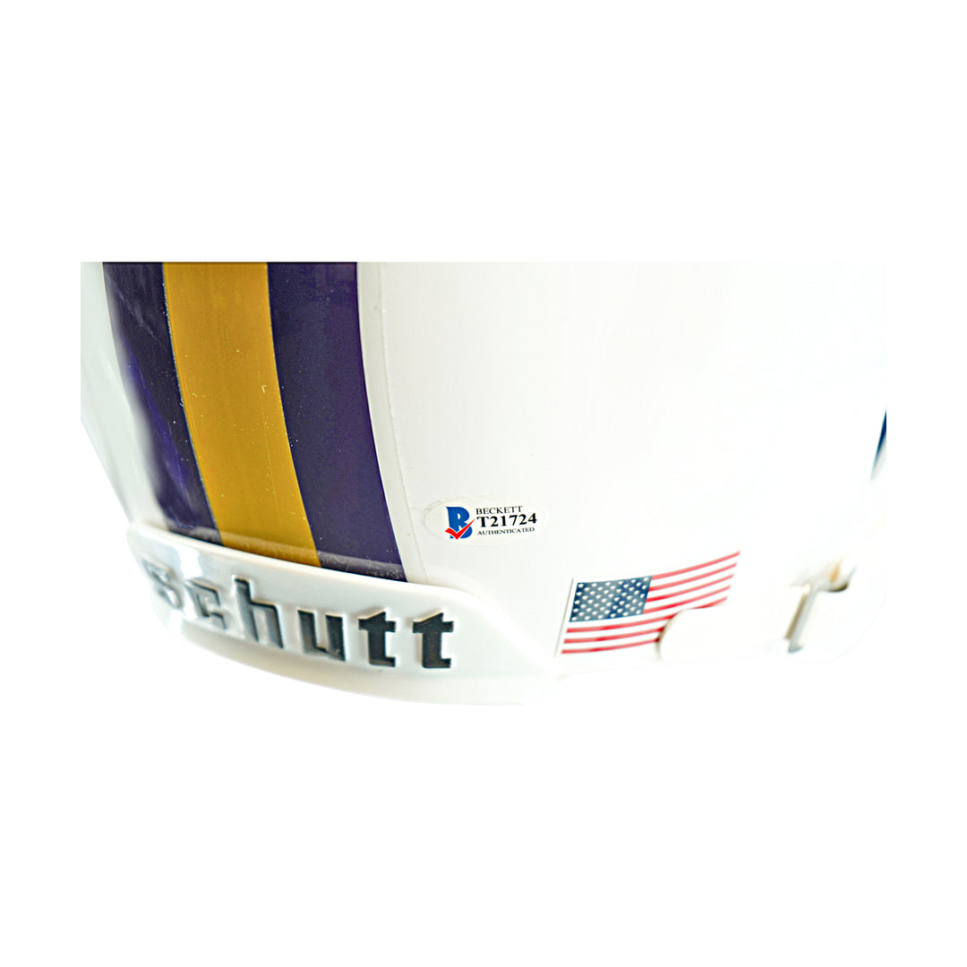 Shaquille O'Neal LSU Tigers Autographed Schutt Replica Helmet Beckett Holo Only