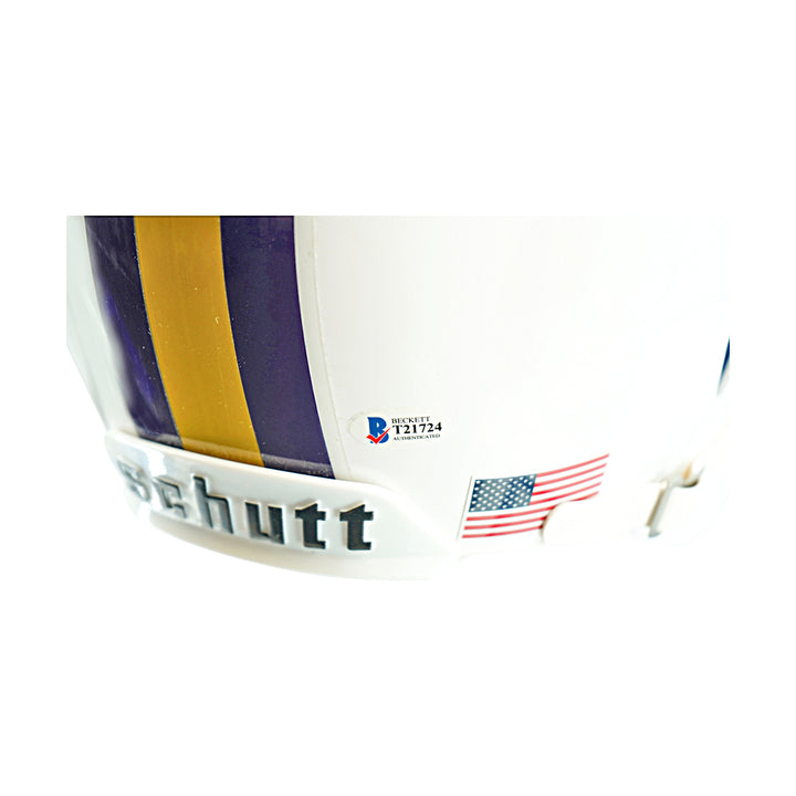 Shaquille O'Neal LSU Tigers Autographed Schutt Replica Helmet Beckett Holo Only
