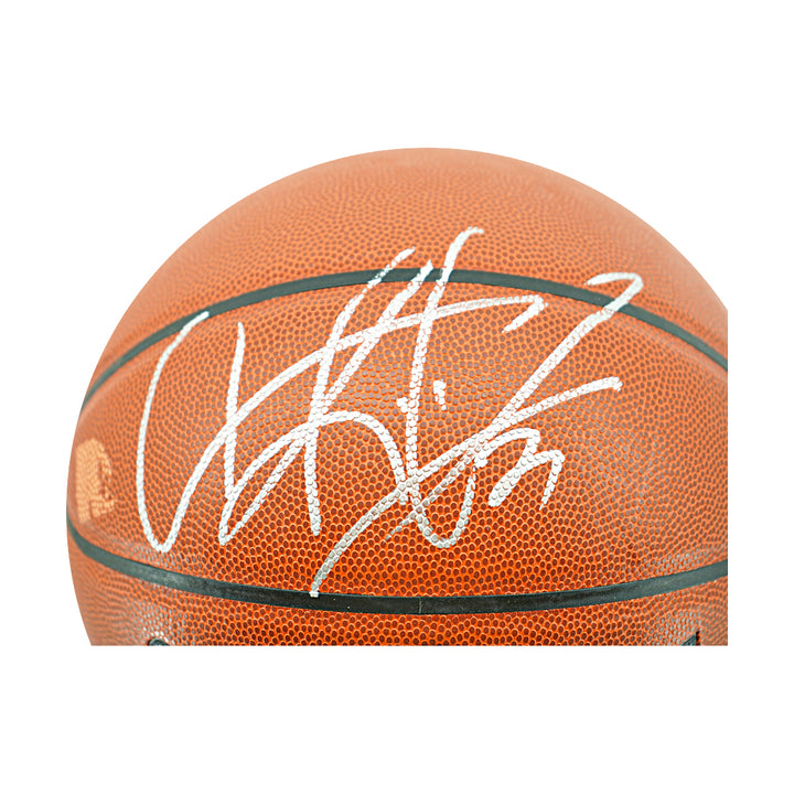 Dennis Rodman Bulls Pistons Autographed Spalding NBA I/O Basketball PSA Holo Only