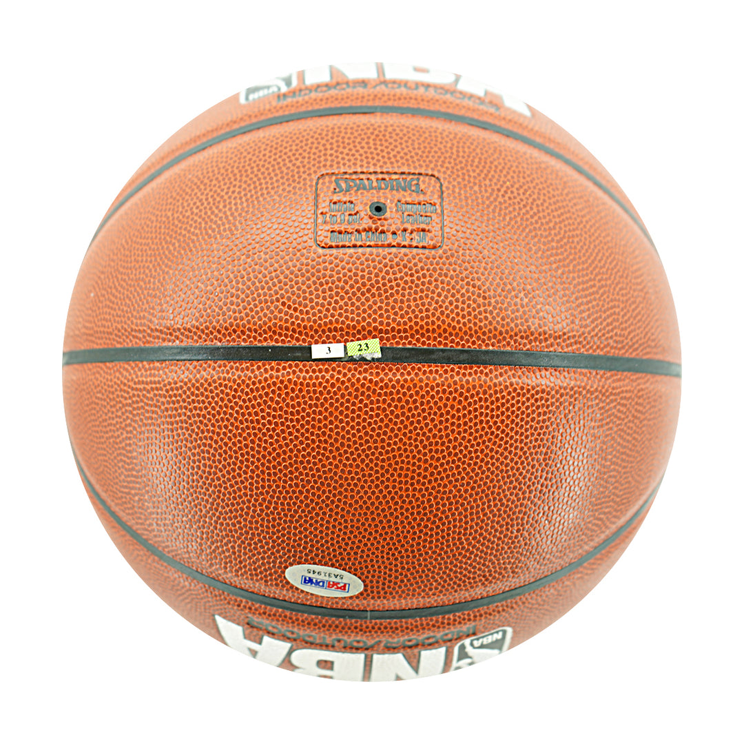Dennis Rodman Bulls Pistons Autographed Spalding NBA I/O Basketball PSA Holo Only