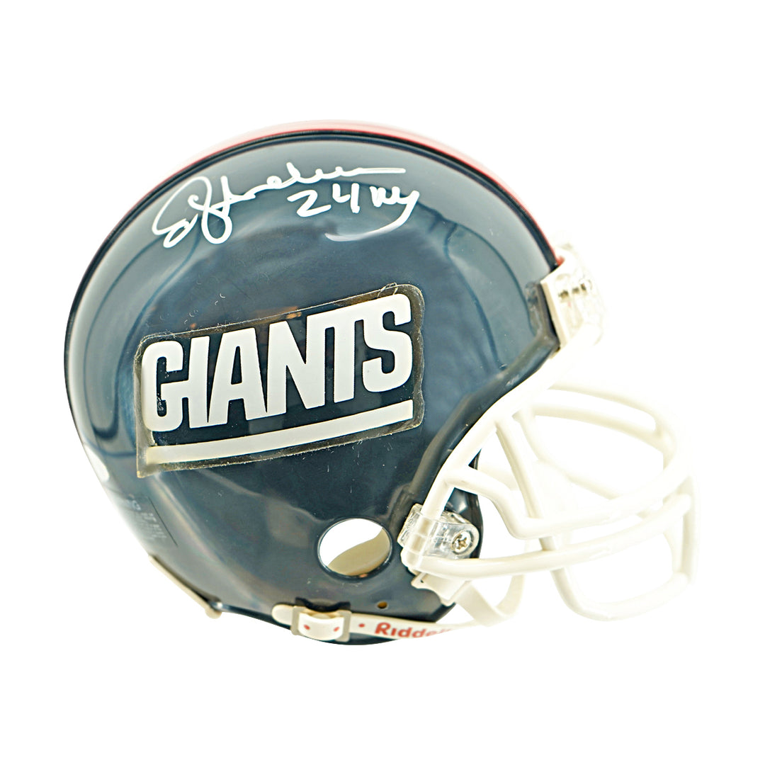 Bradshaw Jacobs Anderson Autographed Riddell Mini Helmet Steiner Holo Only