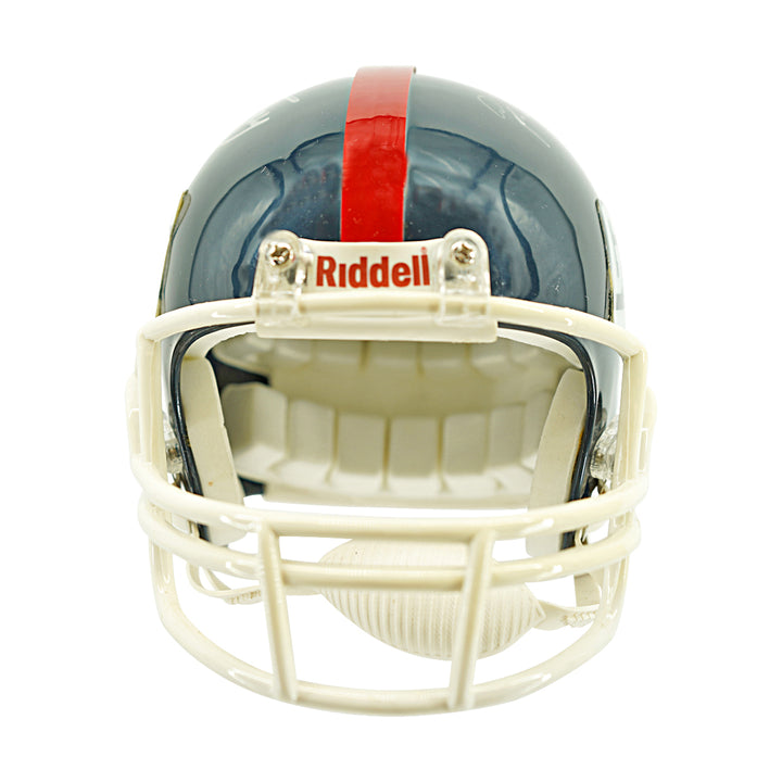 Bradshaw Jacobs Anderson Autographed Riddell Mini Helmet Steiner Holo Only