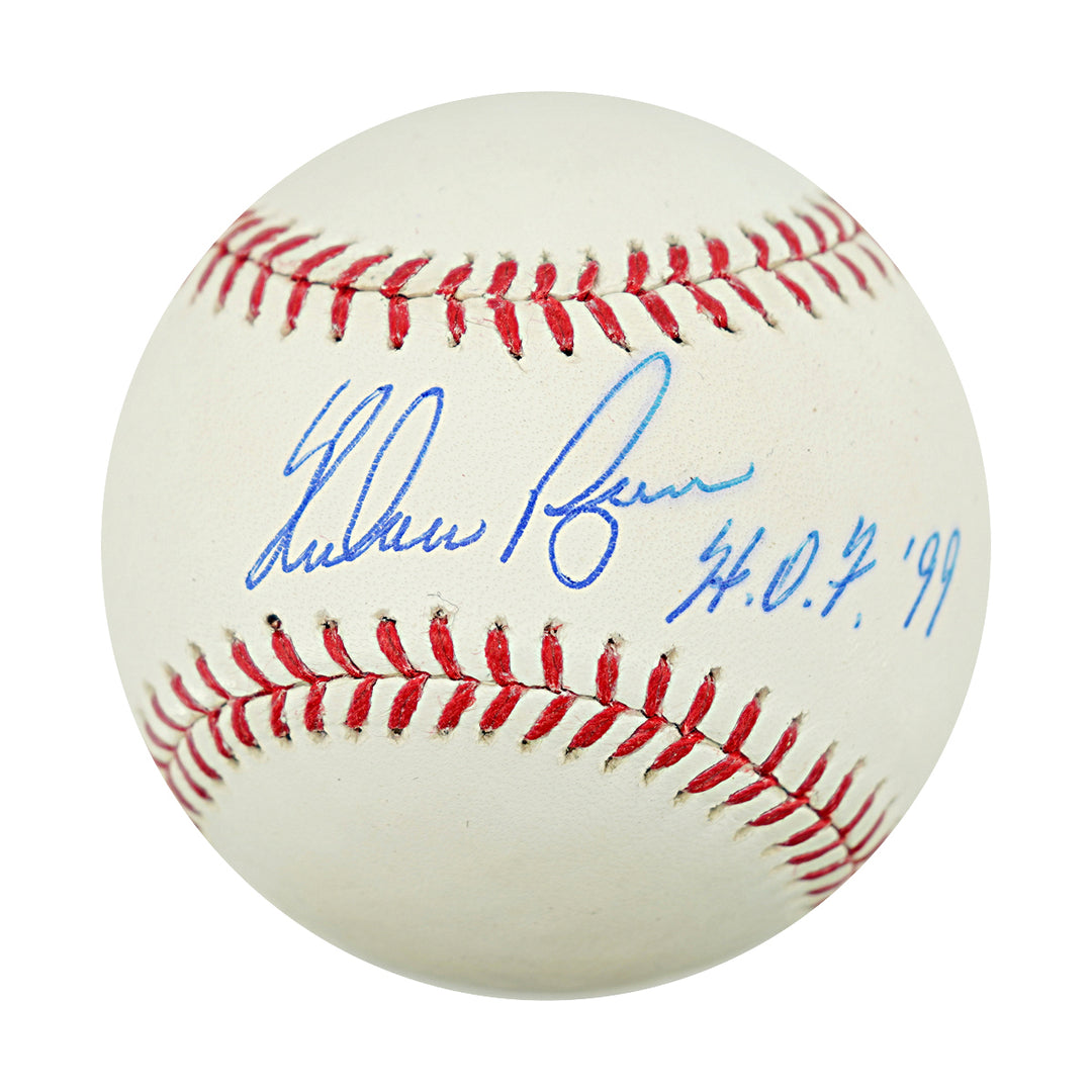 Nolan Ryan Rangers Mets Astros Autographed Inscribed OMLB Baseball Steiner Holo Only
