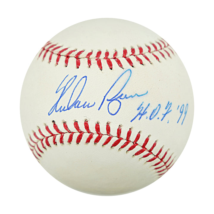 Nolan Ryan Rangers Mets Astros Autographed Inscribed OMLB Baseball Steiner Holo Only