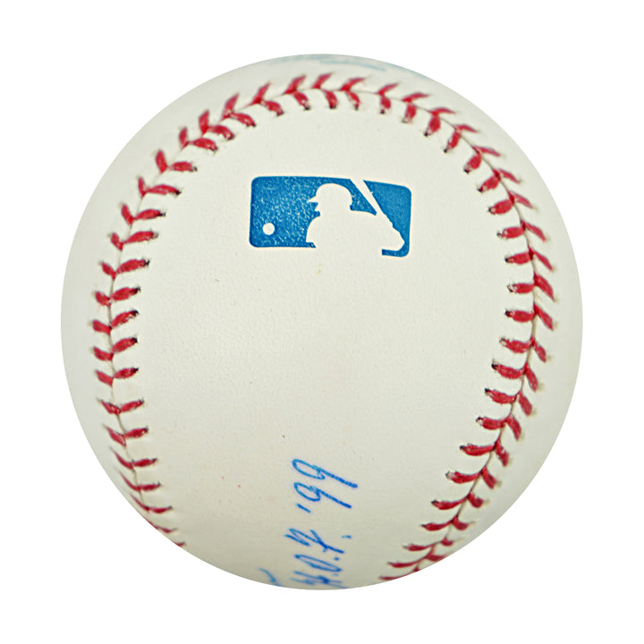 Nolan Ryan Rangers Mets Astros Autographed Inscribed OMLB Baseball Steiner Holo Only