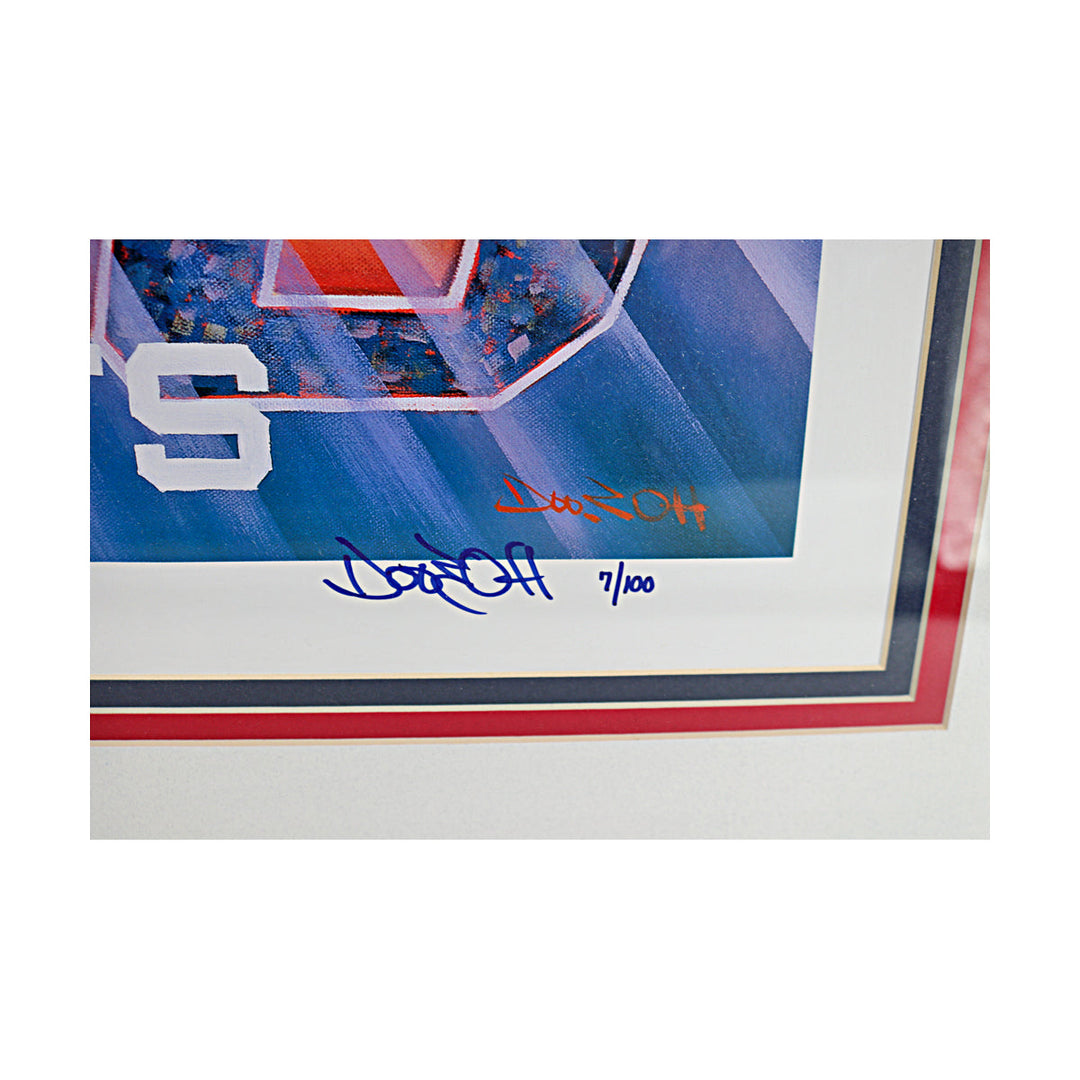 Seaver, Ryan, Carlton 300 Win Multi Signed Autographed Framed Lithograph JSA LOA