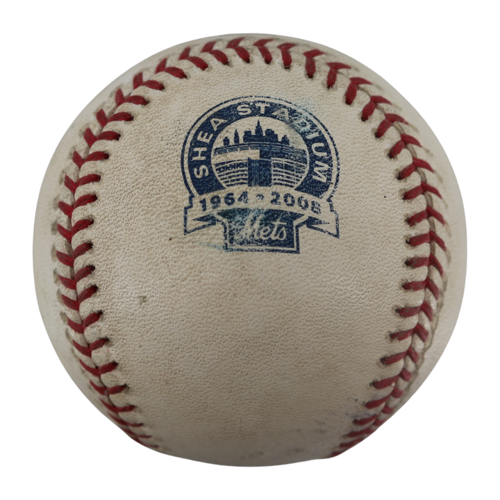 New York Mets Final Season at Shea Stadium 2008 Game Used Baseball (MLB Auth)