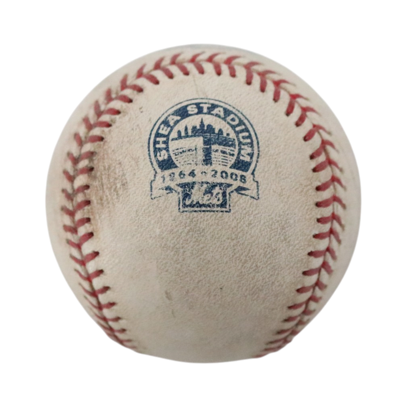 New York Mets Final Season at Shea Stadium 2008 Game Used Baseball (MLB Auth)