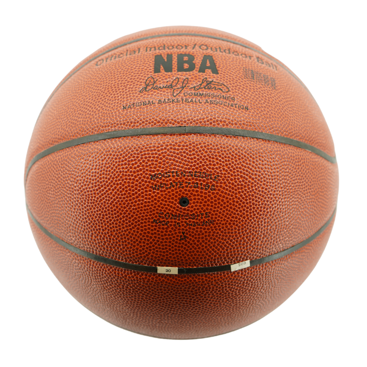 Julius Dr J Erving 76ers Nets Autographed Spalding NBA Basketball Steiner COA
