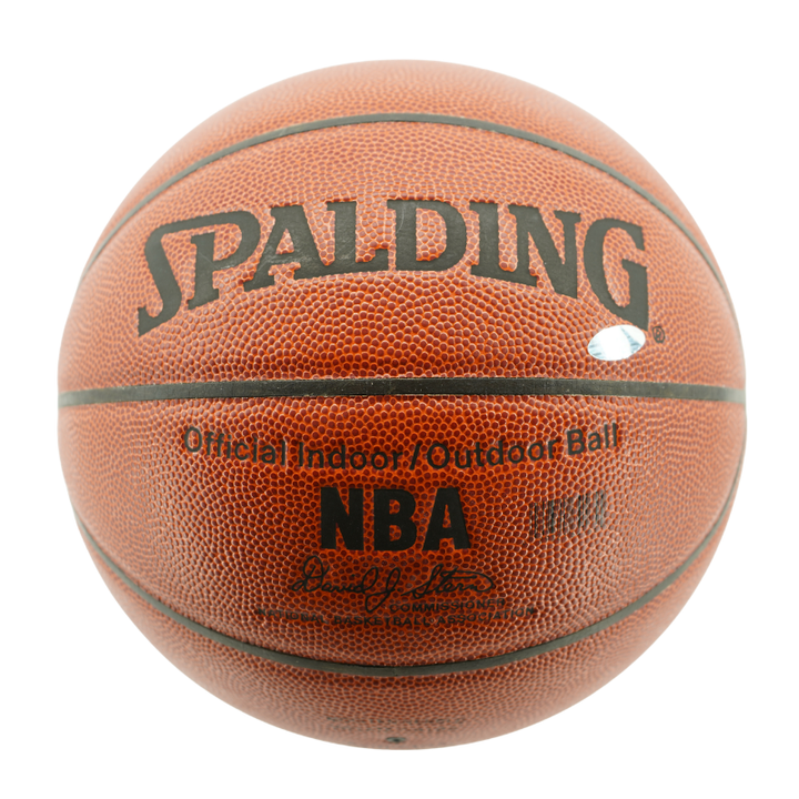 Julius Dr J Erving 76ers Nets Autographed Spalding NBA Basketball Steiner COA
