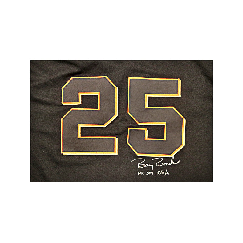 25 BARRY BONDS San Francisco Giants MLB OF Black/Black Throwback Jersey