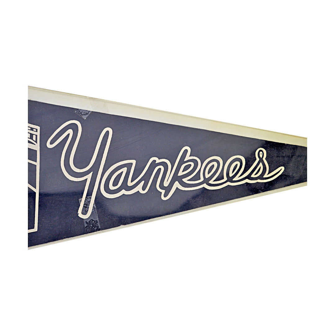1960 New York Yankees American League Champions Vintage Photo Pennant Flag