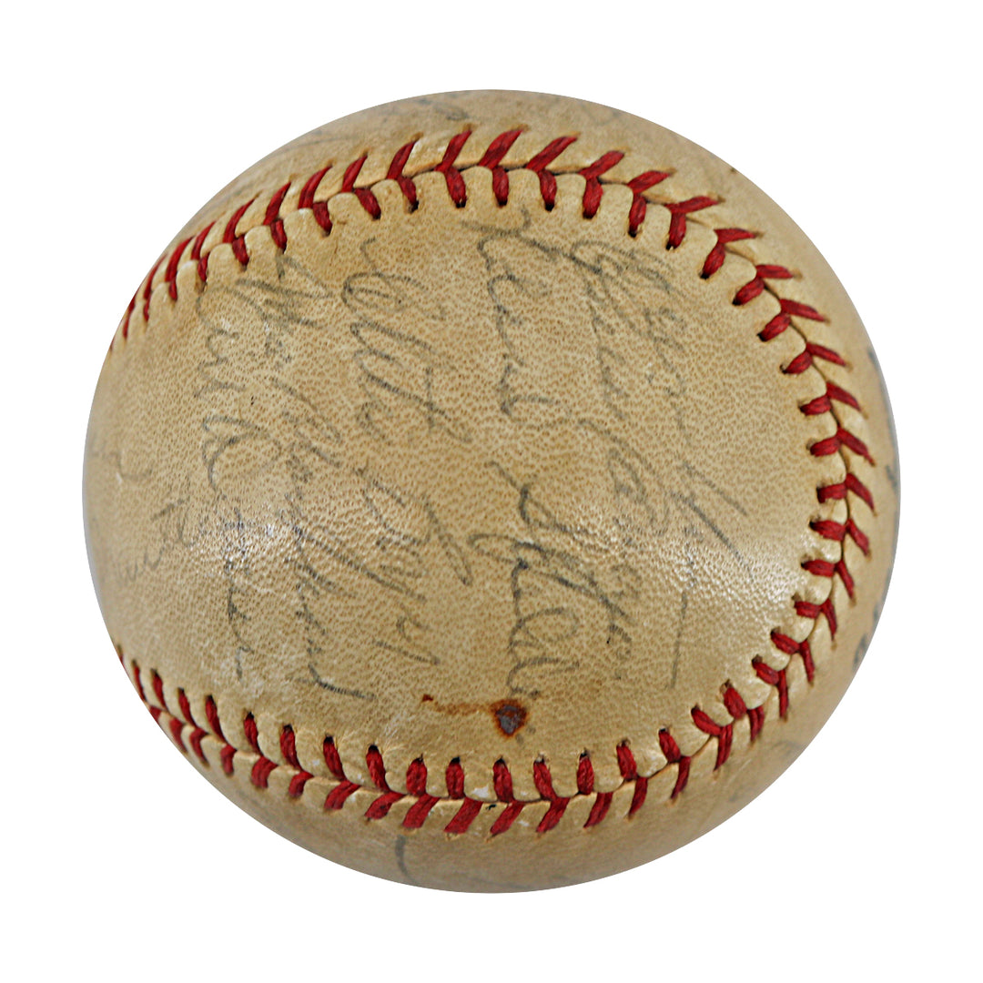 Maris Berra Ford New York Yankees 1961 Team Signed Spalding Baseball (JSA LOA)
