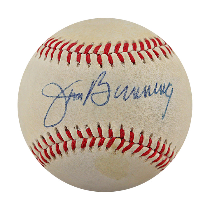 Jim Bunning Detroit Tigers Autographed Signed ONL Baseball JSA COA