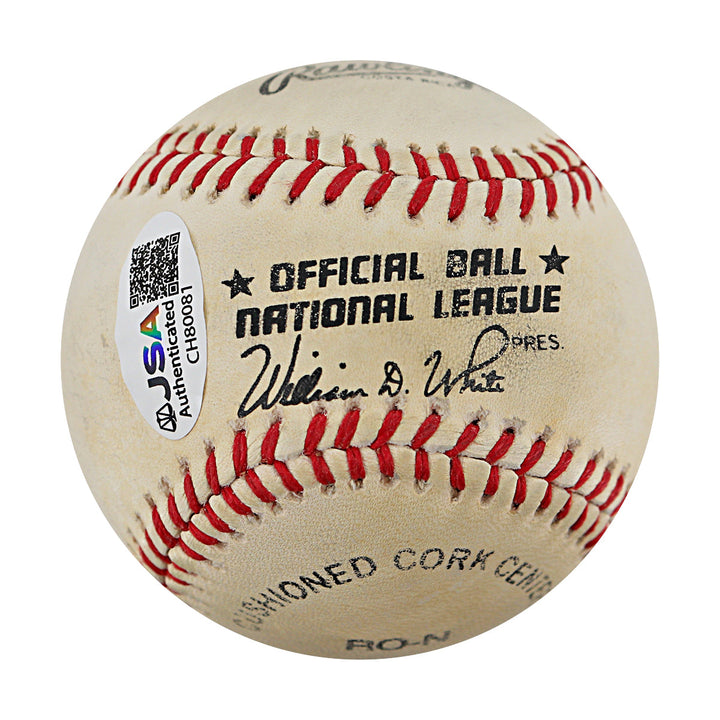 Jim Bunning Detroit Tigers Autographed Signed ONL Baseball JSA COA